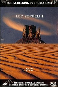 Led Zeppelin DVD promo USA PRDV 400082