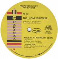 Honeydrippers Rockin' At Midnight USA PR 671 promo